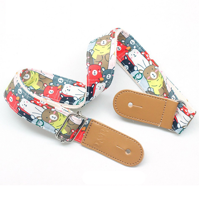 Kindergitarrengurt mit Zeichentrick-Motiven