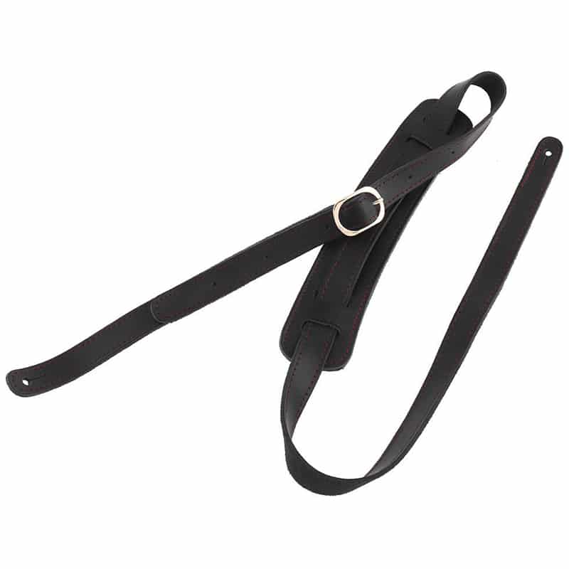 Verstellbarer Gitarrengurt aus echtem Leder, 120-145cm