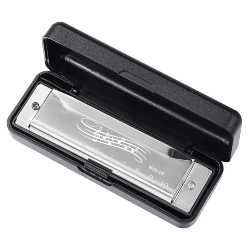 Harmonica diatonique standard 6 couleurs - couleur gris