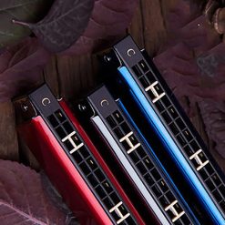 Polyphone Mundharmonika mit 24 Löchern:4 Farben