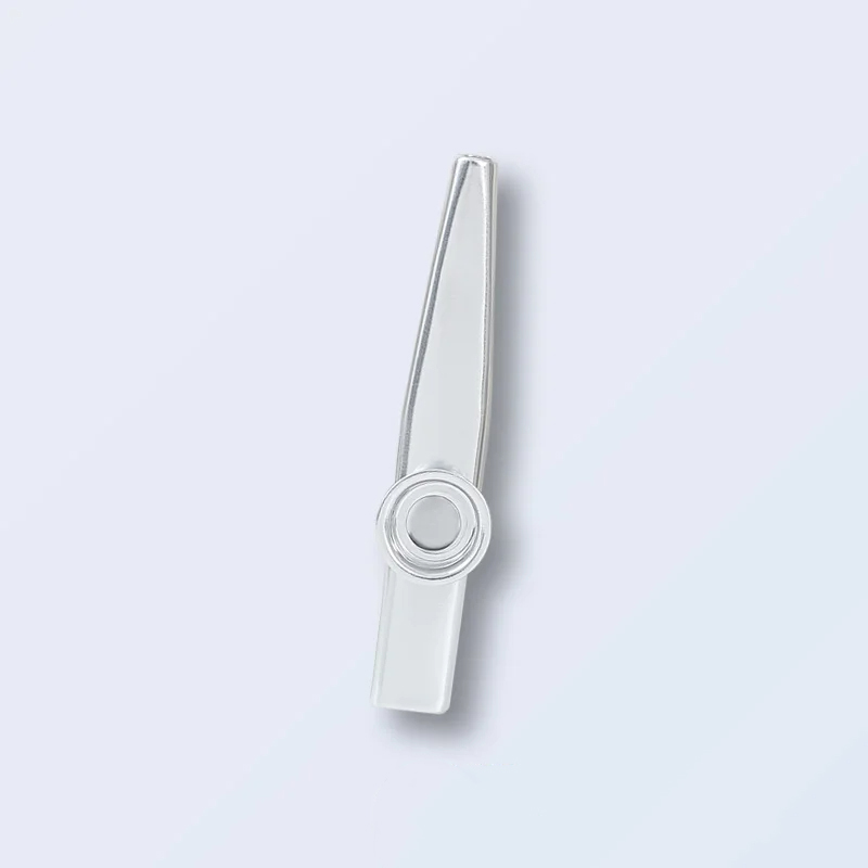 Kazoo aus Aluminiumlegierung in 7 Farben - Silberfarben
