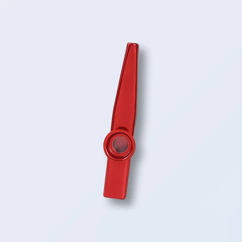 Kazoo aus Aluminiumlegierung in 7 Farben - Farbe Rot