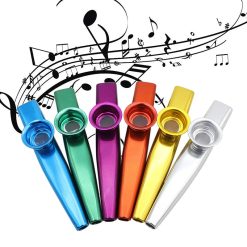 Metall-Kazoo in 6 Farben