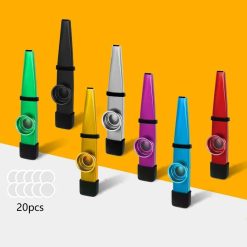 Metall-Kazoo mit Silikonmundstück in 7 Farben