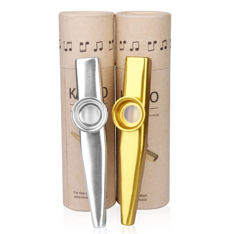 Metall-Kazoo mit Aufbewahrungsetui in 7 Farben