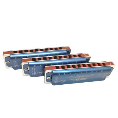 Packung mit 3 diatonischen Mundharmonikas in 3 verschiedenen Stimmungen