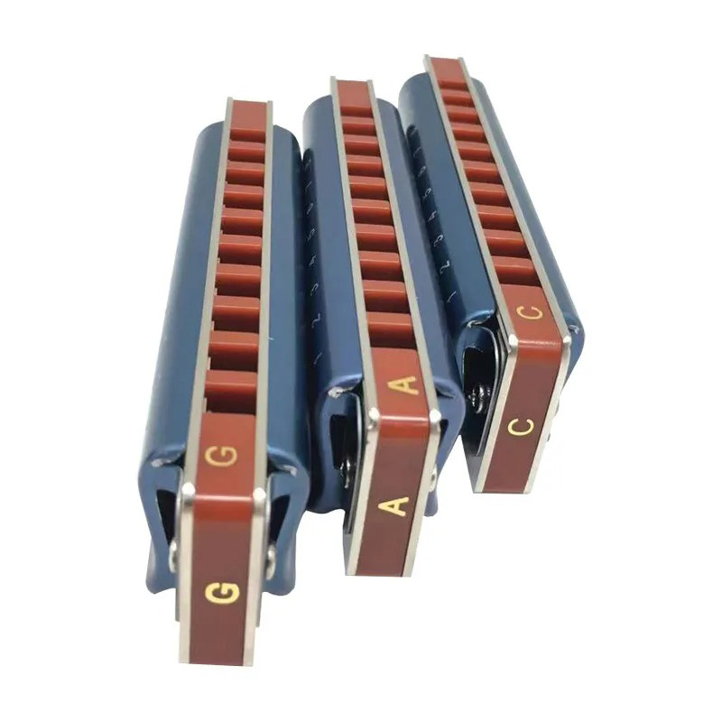 Pack mit 3 diatonischen Mundharmonikas in 3 verschiedenen Stimmungen