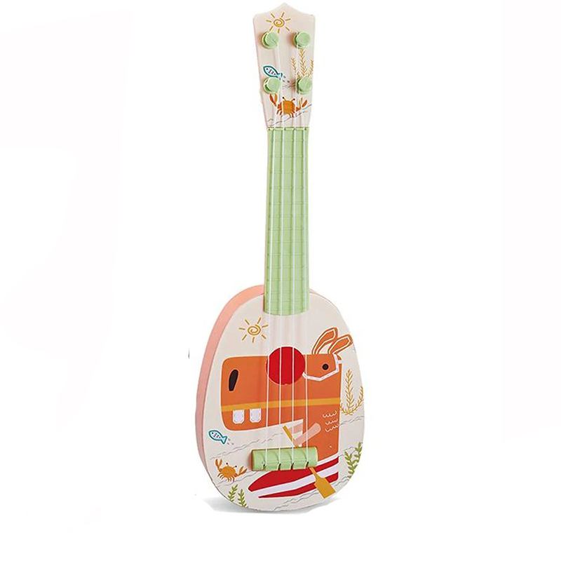 Übersichtsbild einer Kinder-Gitarre 'Hippo Malin du Verger' für Kleinkinder!