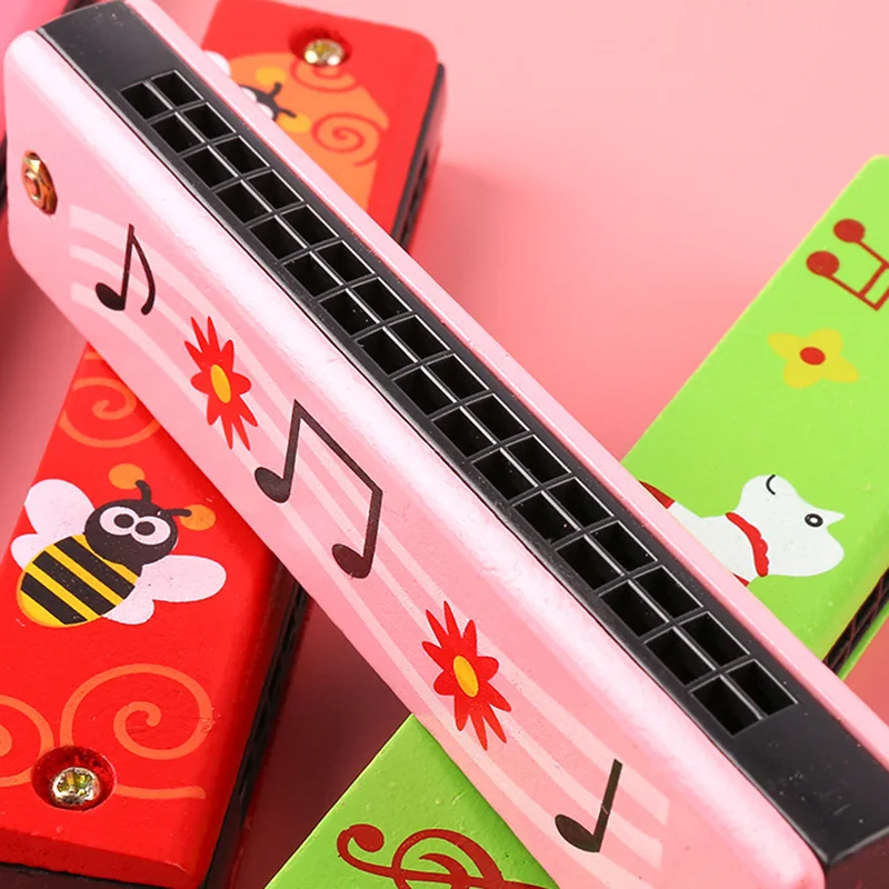 Details zu 10er-Sets von 16-Loch-Harmonikas für Kinder