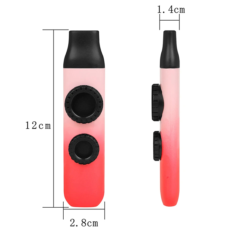 Abmessungen tiefer und hoher Kazoo