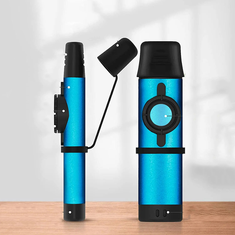 Vollansicht eines elektrischen Kazoos aus Aluminiumlegierung - Farbe
