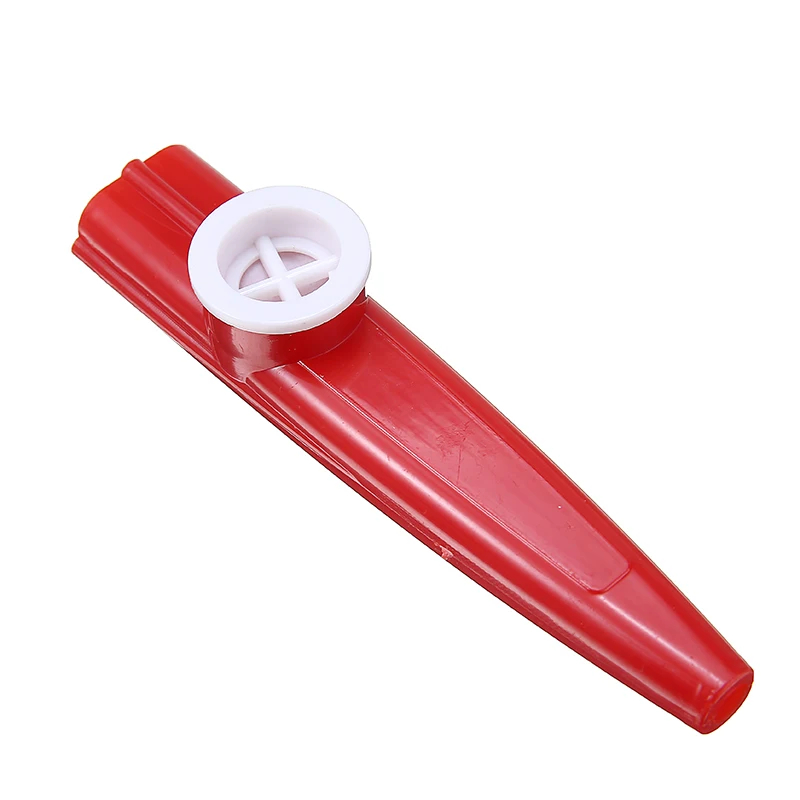 Rechte Ansicht von einem Set mit 10 Kazoos für Kinder