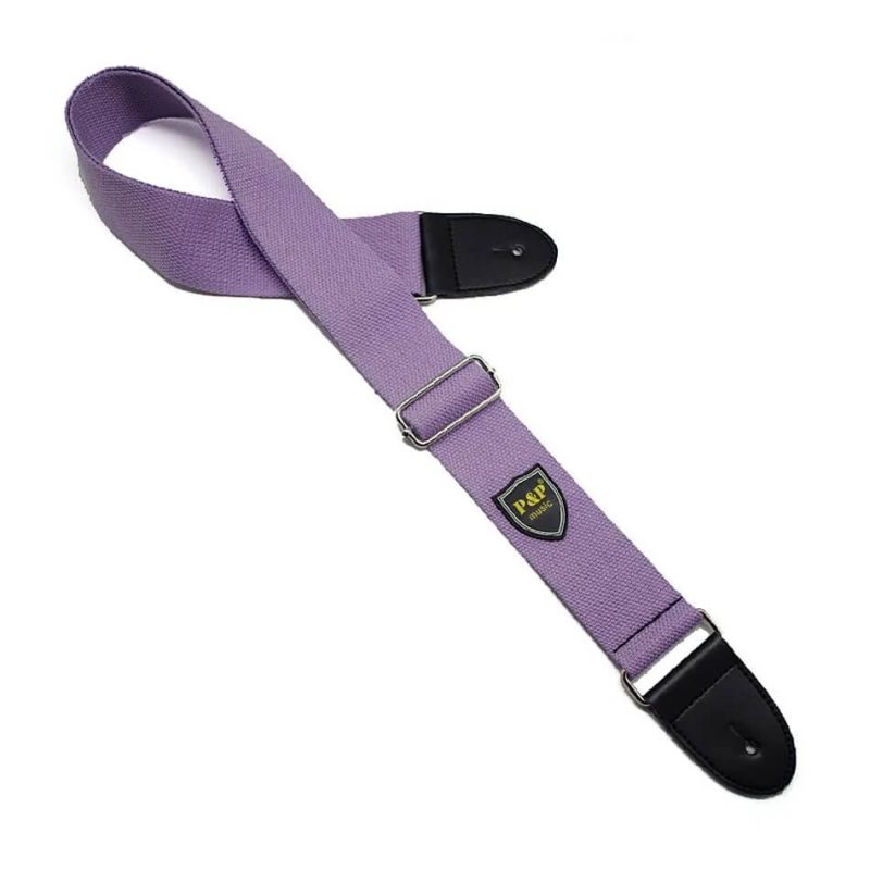 Gewebter Baumwollgurt in frischen Farben, Farbe Violett