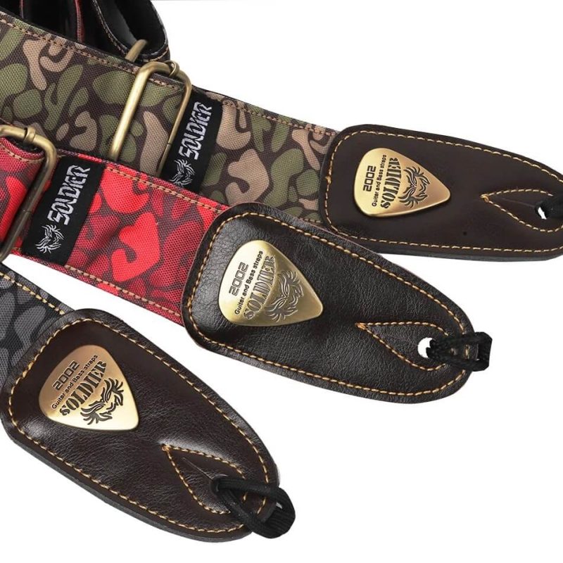 Details zur Tarnfarbenen Stadtcamouflage-Gitarrengurt