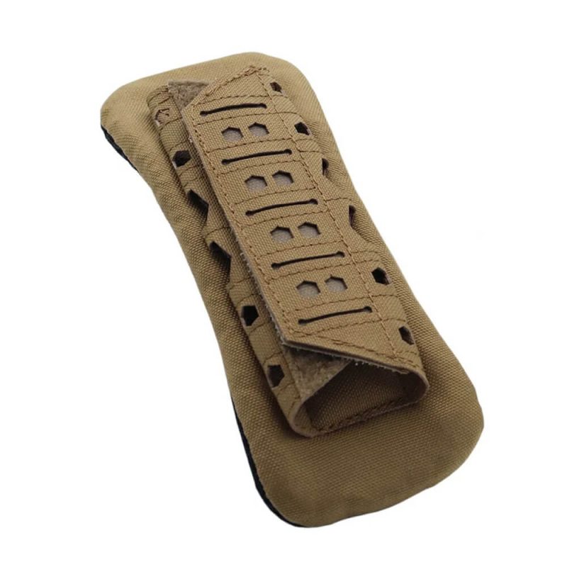 Abnehmbares, super gepolstertes, rutschfestes Schulterpolster mit atmungsaktivem Mesh - Farbe Beige Schwarz