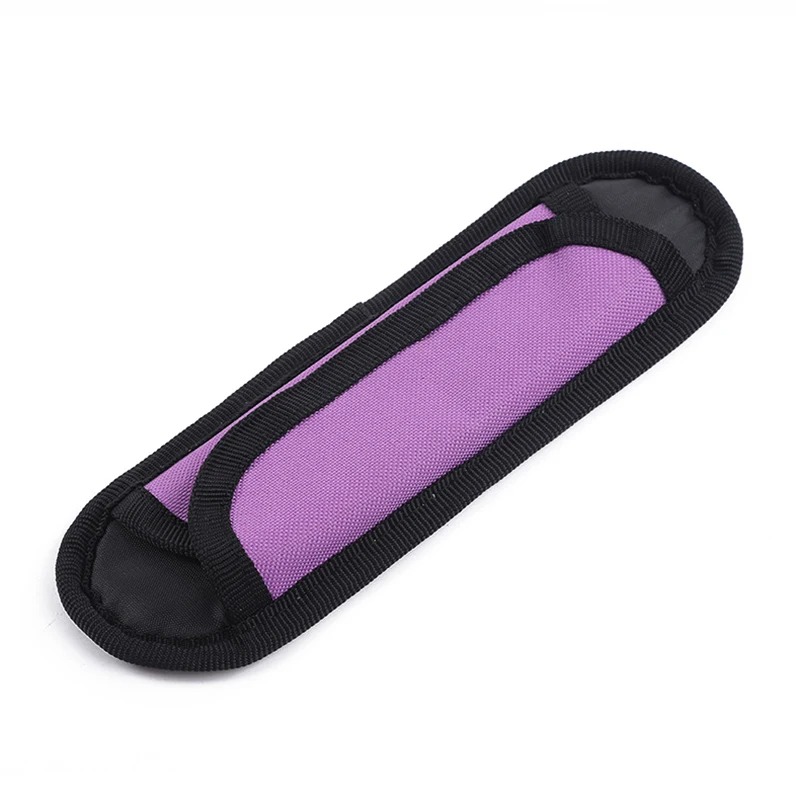 Abnehmbares, rutschfestes Schulterpolster für Gitarrengurt - Farbe Violett