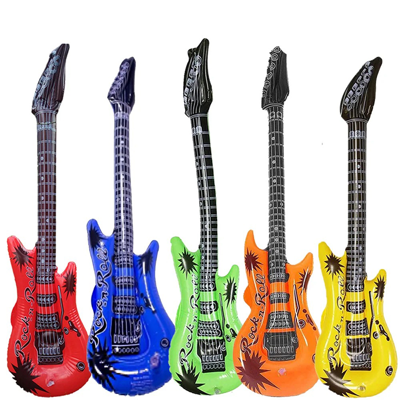 Viele aufblasbare Gitarren - Packung 8