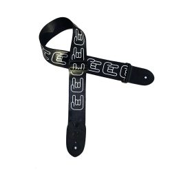 Gitarrengurt mit Heavy-Metal-Hörner-Motiven
