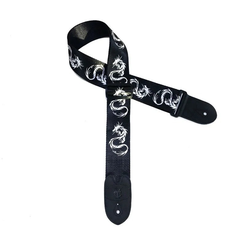 Gitarrengurt mit Drachenmotiven
