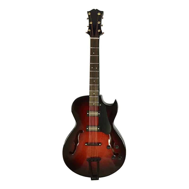 Miniatur-Folk-Gitarre - Mit Hülle und Gitarrenständer! - Größe 1