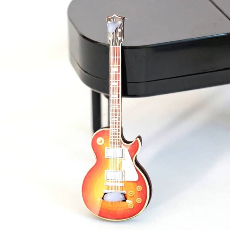 Miniatur-Elektrogitarre vom Typ Gibson - Modell 1