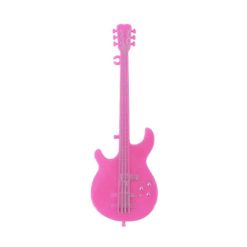 Stilvolle Miniatur-Gitarre in Rosa