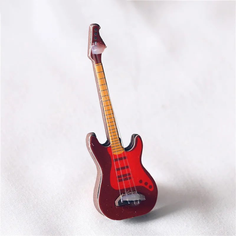 Vollständige Ansicht unserer Miniatur-E-Gitarre Mini Guitare Electrique