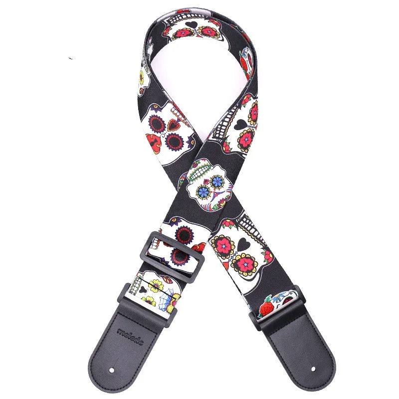Gitarrengurt Totenkopf Schädel Fiesta Calavera