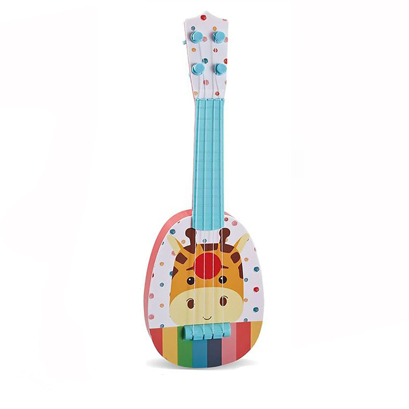 Übersichtsbild einer 'Fröhliche Bunte Giraffe' Kinder-Gitarre für Kleinkinder!