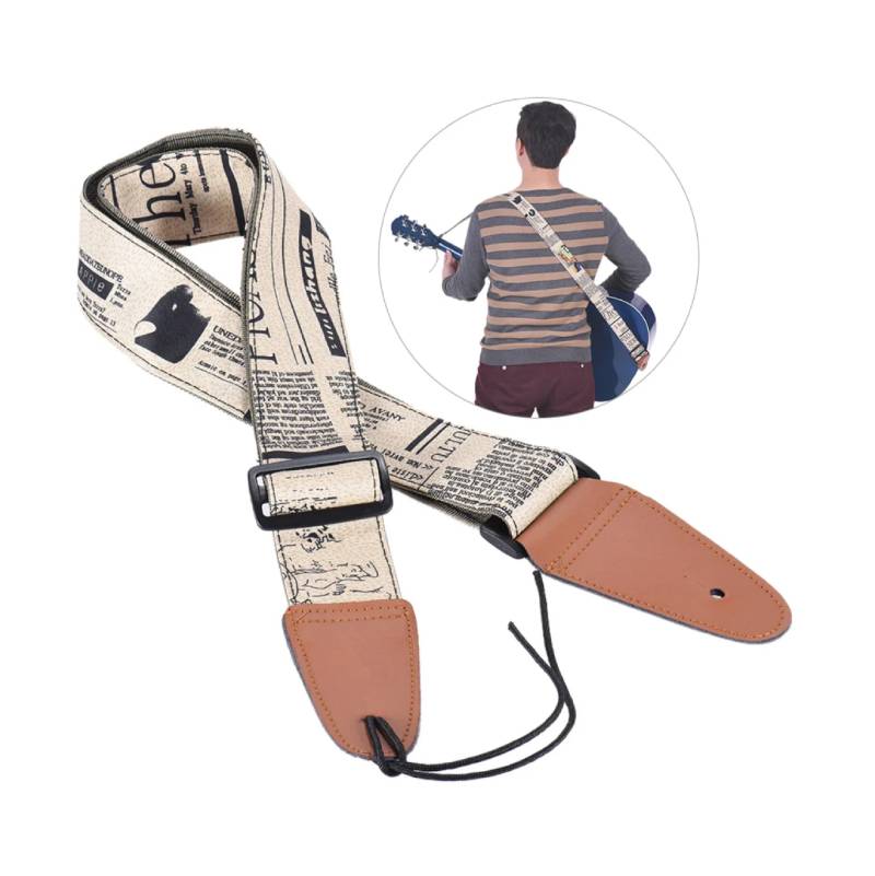 Detaillierte Ansicht des Vintage Urban Journal Gitarrengurts