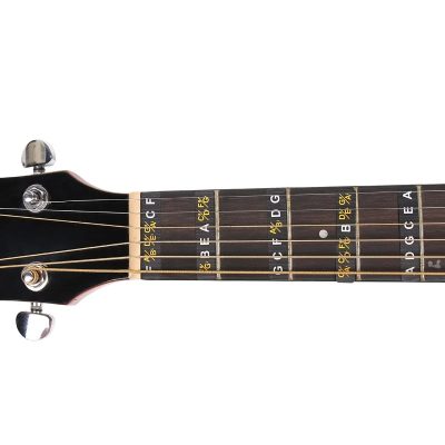 Detail Aufkleber Griffbrett für Gitarre