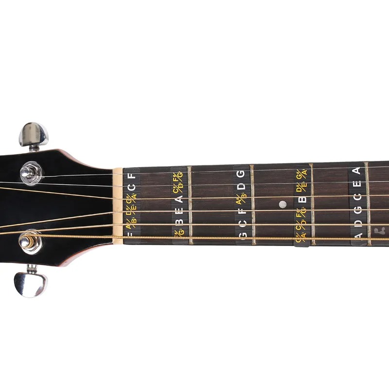 Detail Aufkleber Griffbrett für Gitarre