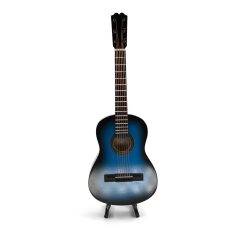 Miniaturgitarre, klassische Gitarre in Blau - 6 Größen zur Auswahl - blaue Farbe