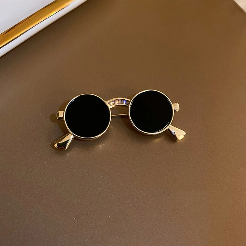 John Lennon Sonnenbrillen Brosche