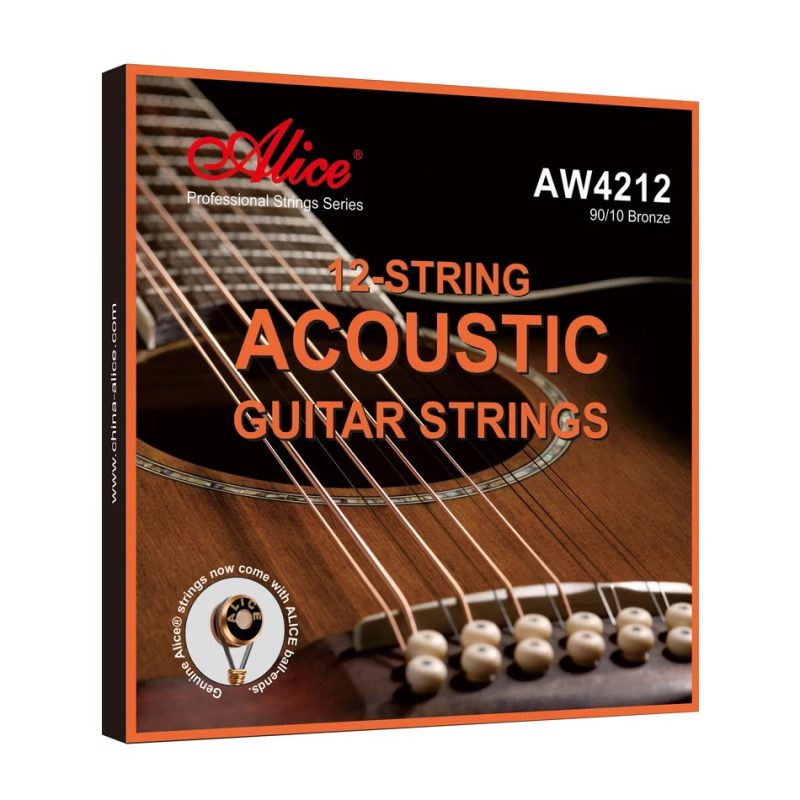 12-Saitige Akustikgitarrensaiten - Heller, voller, farbenfroher Klang und angenehmes Spielgefühl