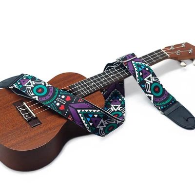 Details zur Graffiti-Urban-Gurt für Banjo, Ukulele oder Akustikgitarre - Modell 2