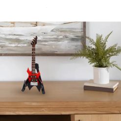 Wunderschöne Miniatur-Elektrogitarre im Hard-Rock-Stil