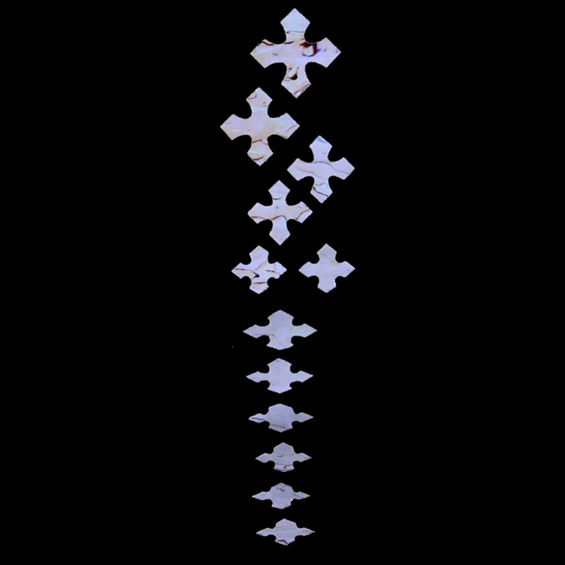 Fretboard-Marker mit Kreuzmuster