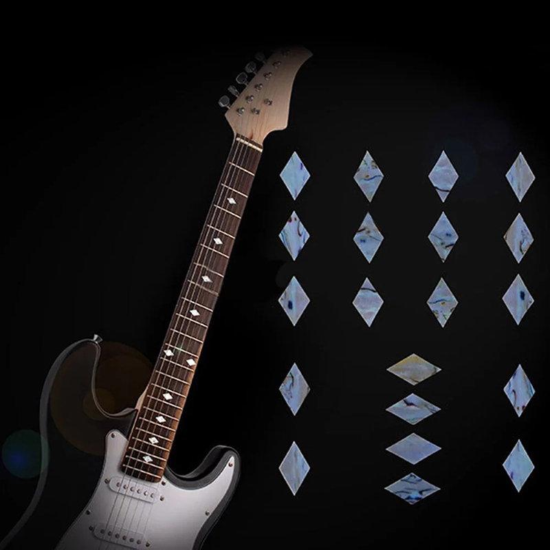 Fretboard-Marker mit Diamantmuster
