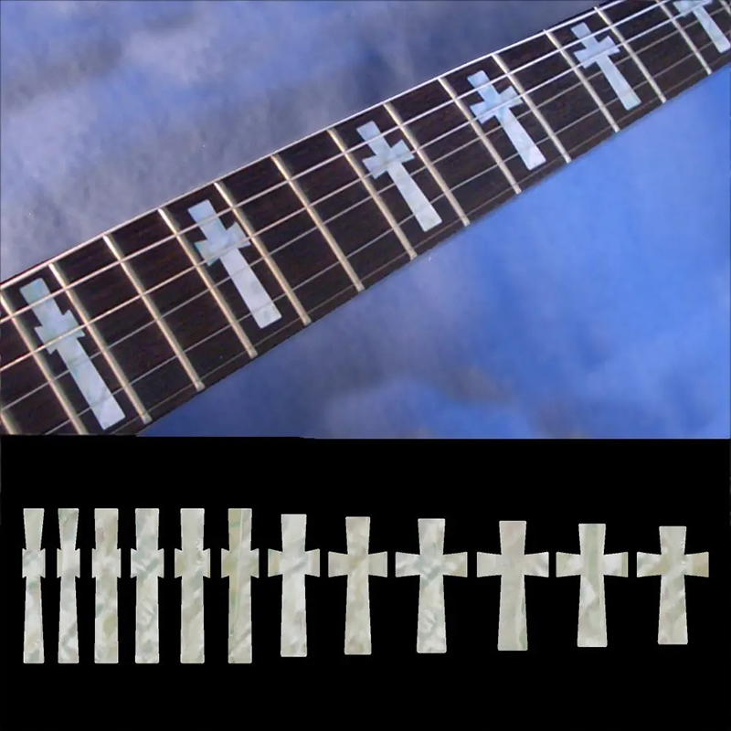 Fretboard-Marker mit Iommi-Kreuzmuster