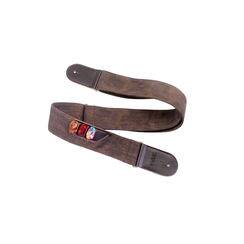 Marron Boho Denim Vintage Gitarrengurt - 4 Farben zur Auswahl!