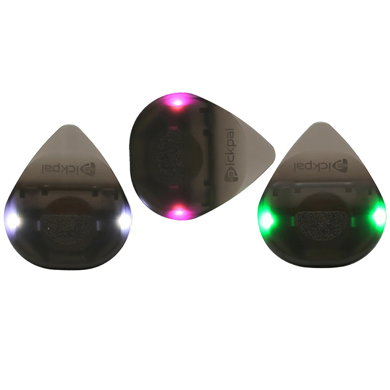 Gitarrenplektrum mit hochempfindlicher LED-Leuchte, 3 Farben zur Auswahl