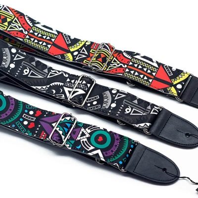 Modelle von Graffiti-Urban-Gurten für Banjo, Ukulele oder Akustikgitarre