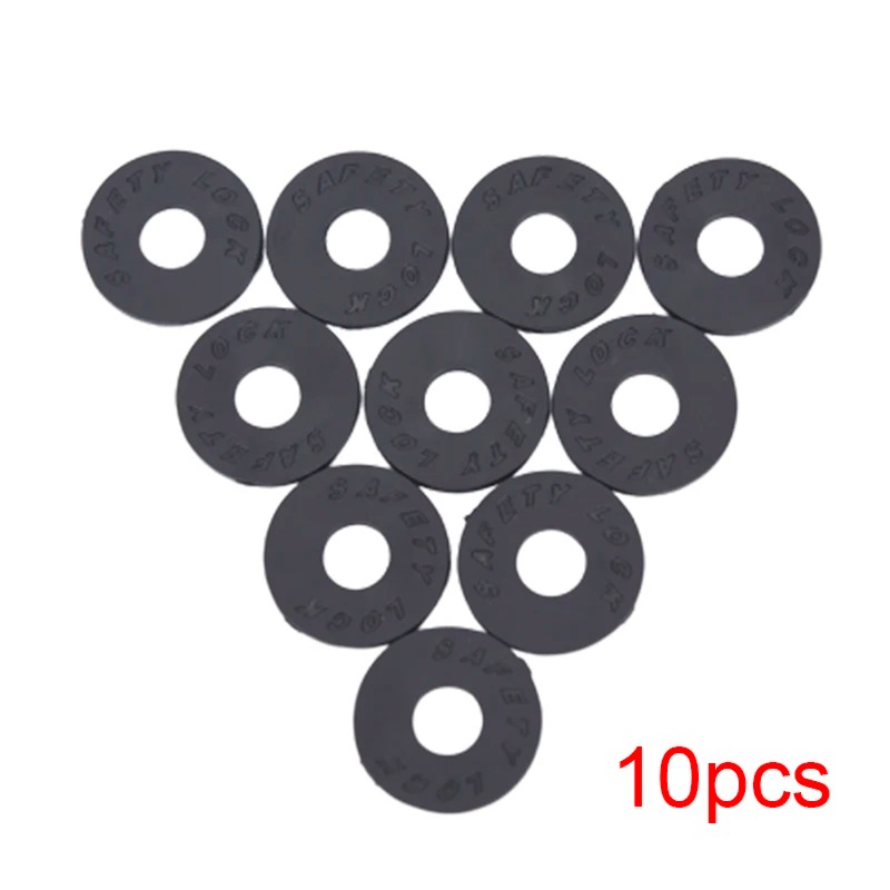 Noir Set von 10 Gurtblöcken für Gitarre - 2 Farben