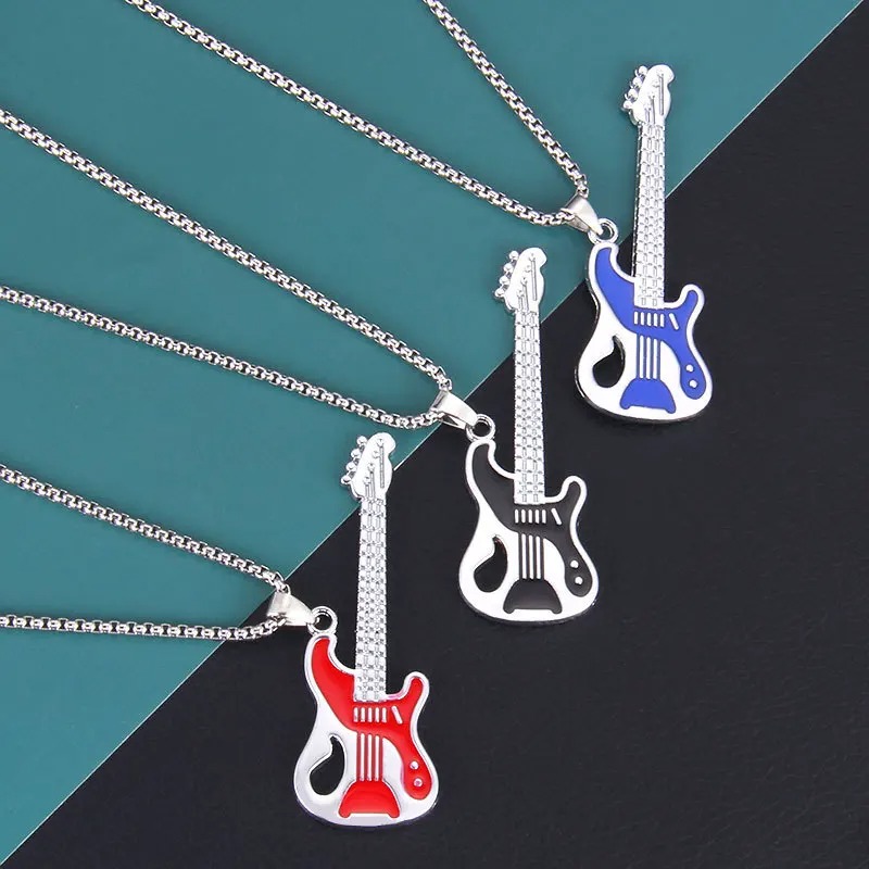 Buntes Elektrogitarren-Trio-Anhänger - Zur Auswahl!