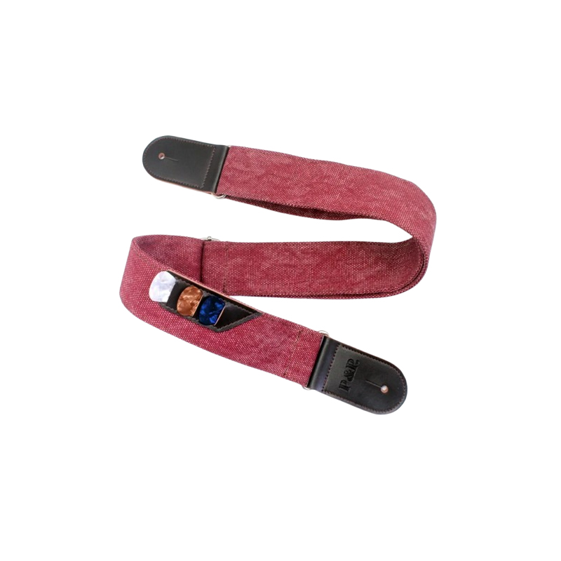 Rouge Boho Denim Vintage Gitarrengurt - 4 Farben zur Auswahl!