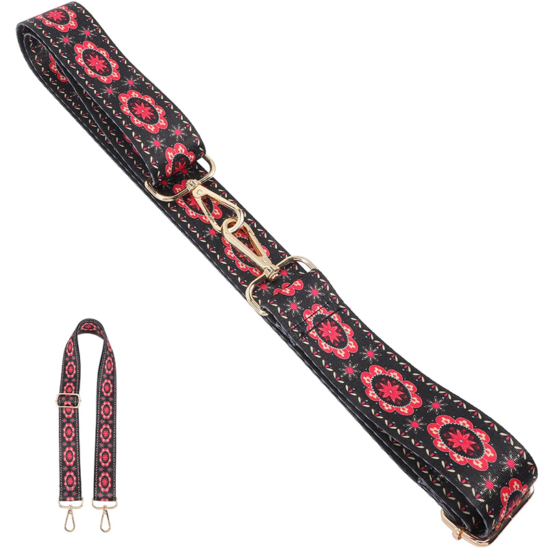 Banjo-Gurt "Scharlachrote Rosette