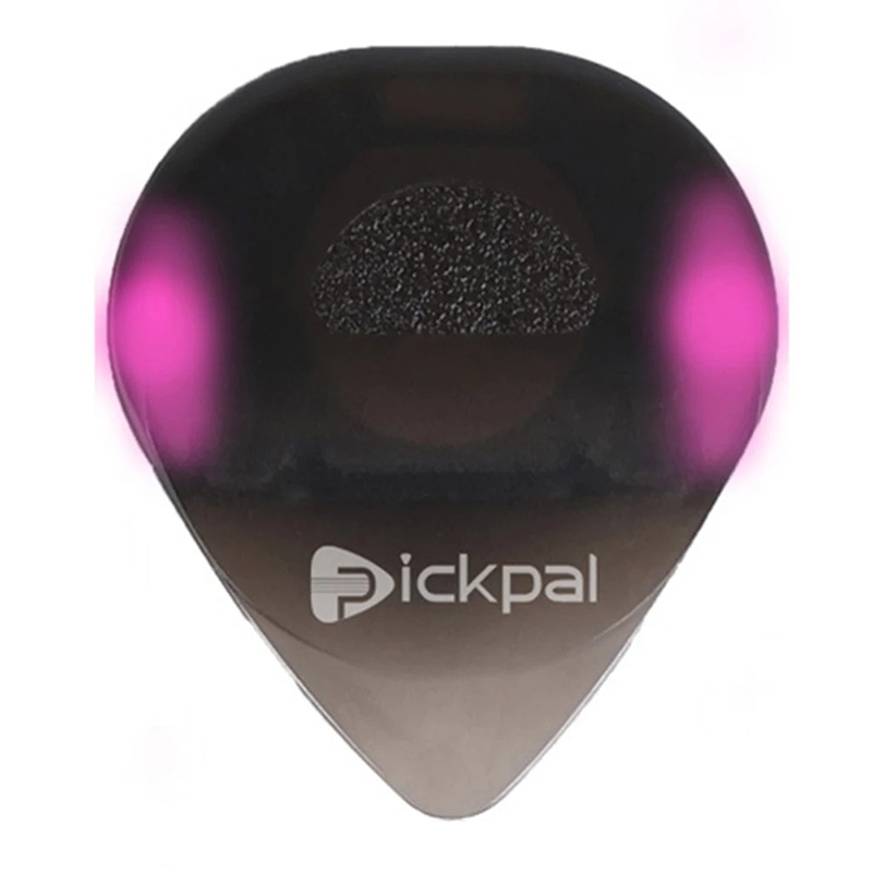 Gitarrenplektrum mit hochempfindlicher LED-Leuchte in Violett