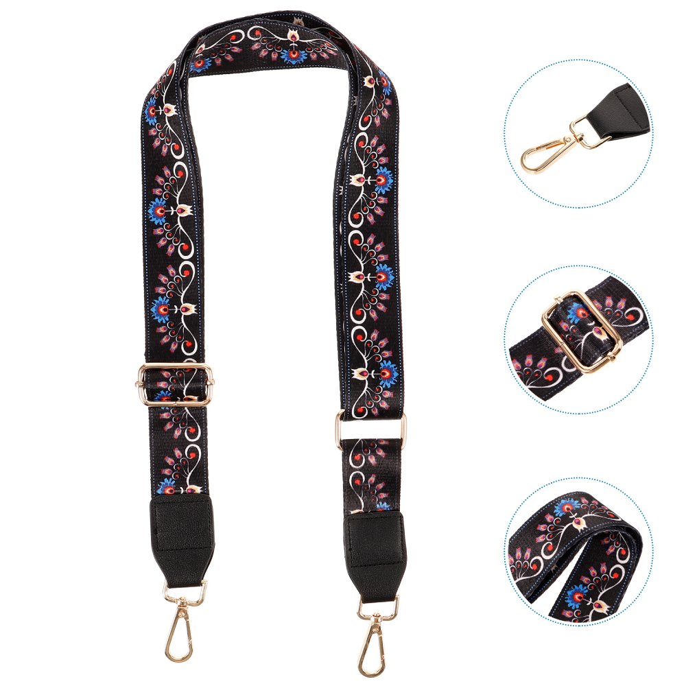 Vollständige Details des Bohemian Flower Banjo Gurtes