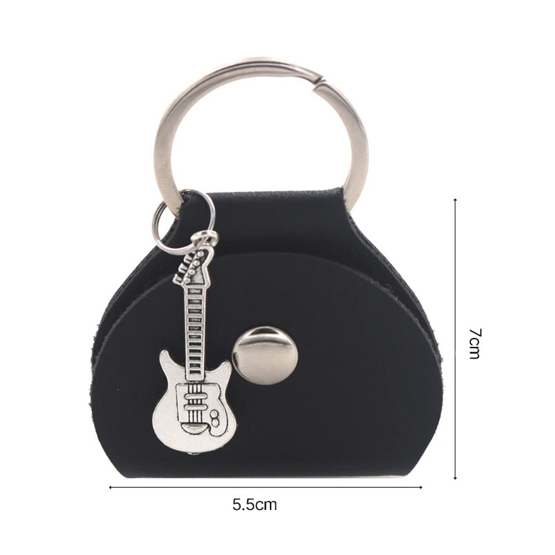 Abmessungen von Schlüsselanhängern mit Gitarrenplektren